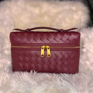 BV Burgundy Vanity Bag